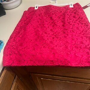 Pink Lace Skirt